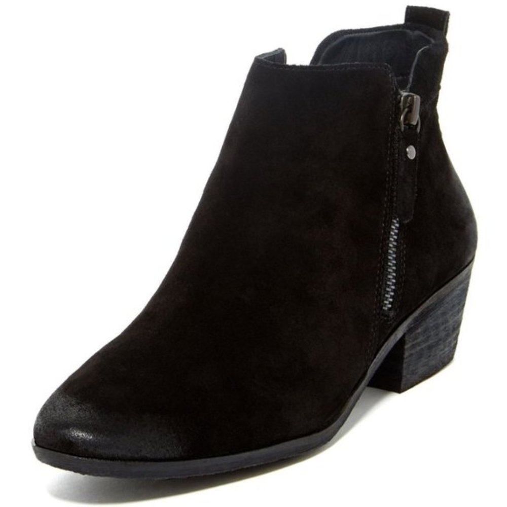 Vince Camuto Tricera Suede Double Zipper Bootie